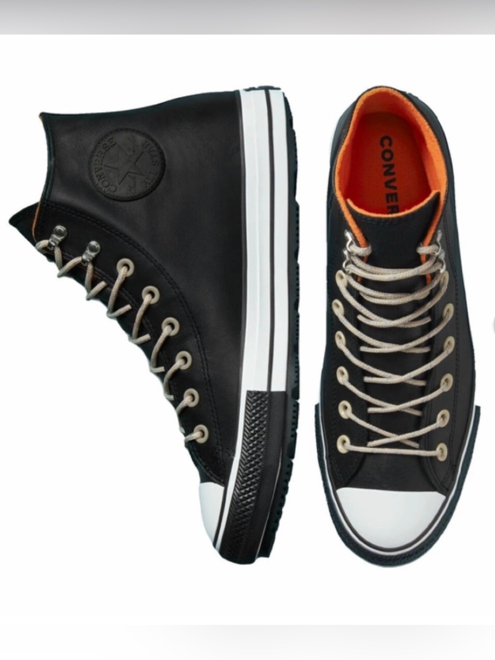 Converse Chuck Taylor All Stars Winter Waterproof Black Cold Fusion Sneakers